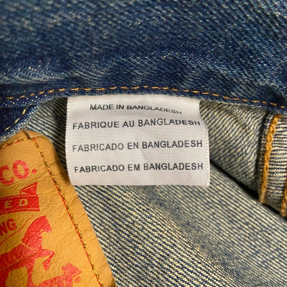Levi's Trucker Jacket Men Large Blue Denim 72334 Medium Wash Classic Coat Cotton - Picture 4 of 11